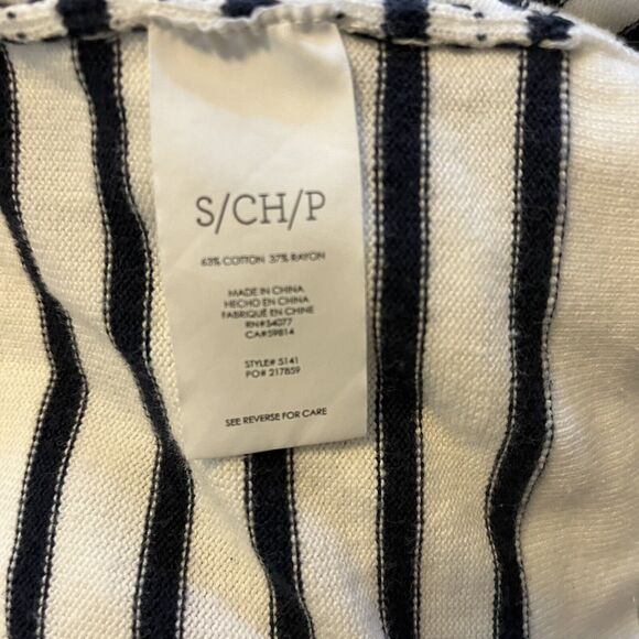 CAbi Womens Victory Striped Duster Cardigan #5141 Cotton Blend S - Picture 7 of 7